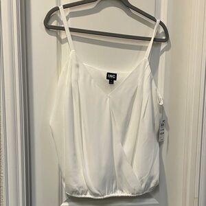 INC International Concepts Women's White Camisole NWT